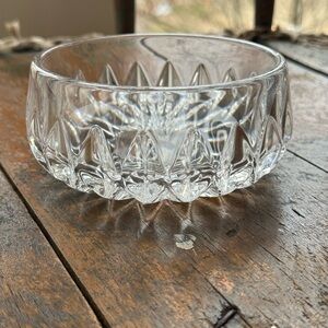Elegant Clear Glass Bowl